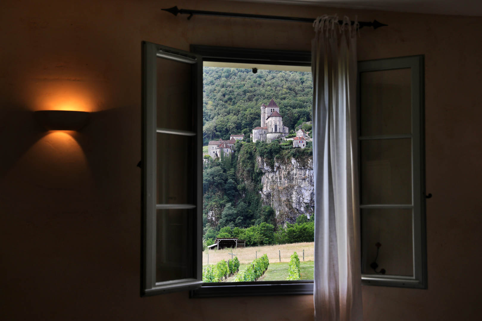 Chambre Quercynoise - Vue sur Saint-Cirq-Lapopie